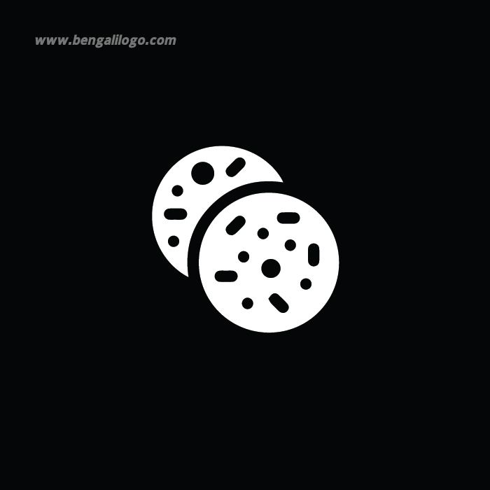 Bangla logor cookies icon set
